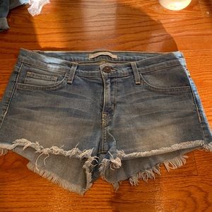 FLYING MONKEY BLUE DENIM SHORTS